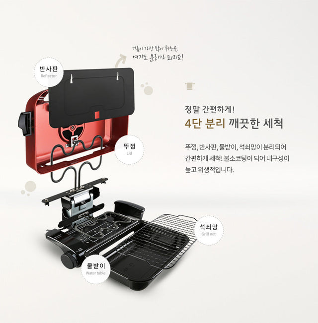 Cuckoo Double Sided Multi BBQ Grill _ 쿠쿠 양면 멀티 그릴 CFR-331G