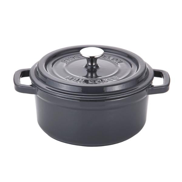 [PN Cookware] Briller Mon Conte IH 18cm (Glossy grey) 브리에 몽꽁떼 캐서롤 IH 18cm 법랑주물냄비 (글로시 그레이)