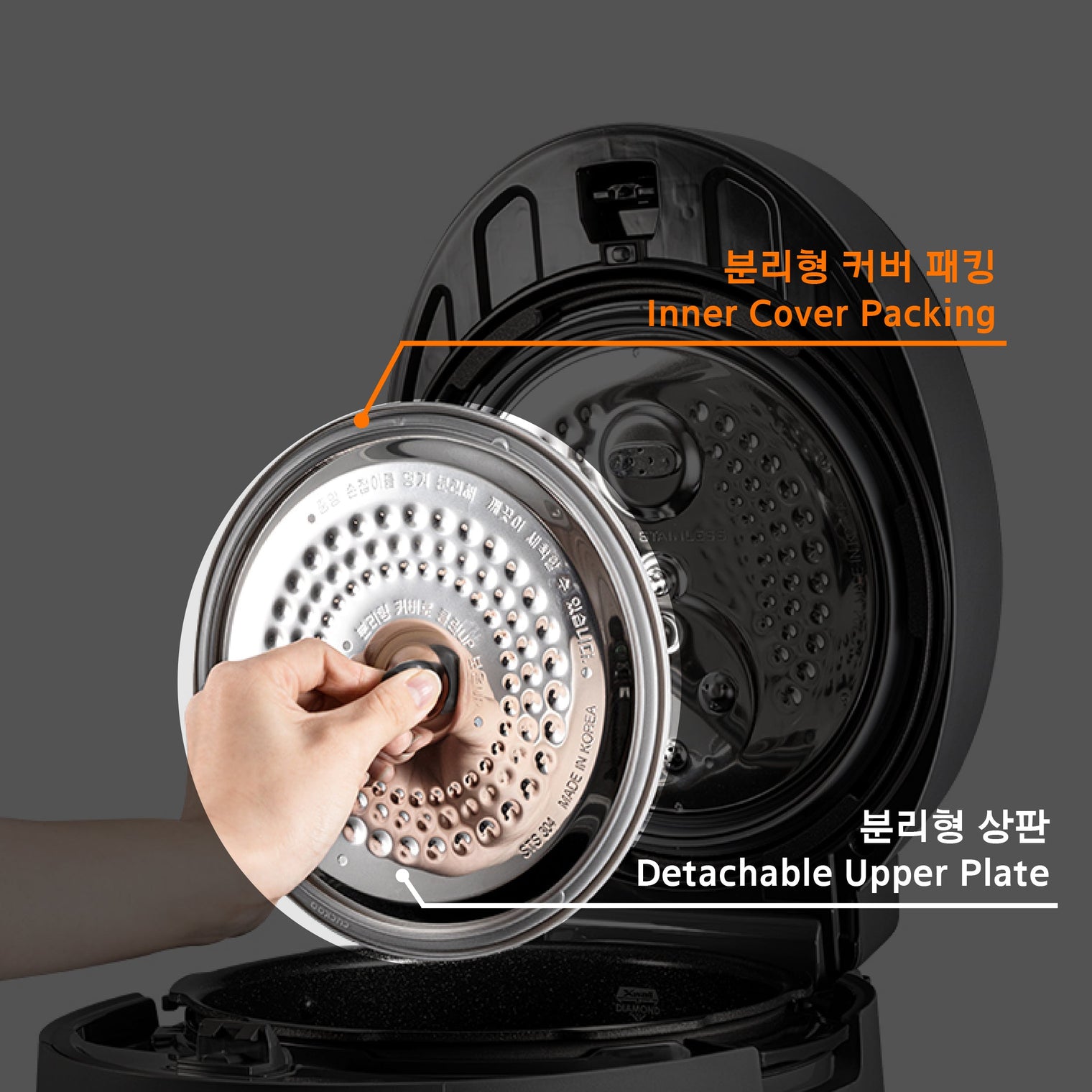 Cuckoo 3,6,10 Cup Silicone Inner Detachable Cover Sealing Ring Only 실리콘 분리형커버 패킹 단품