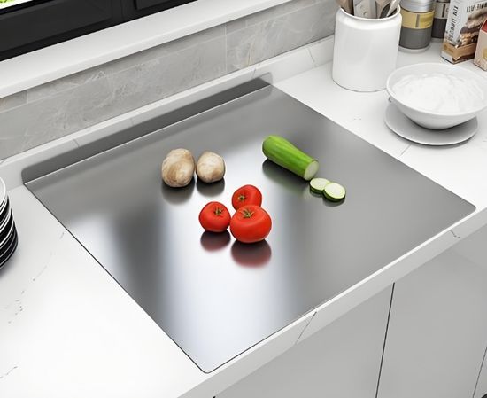 Stainless Steel Plate for island table 아일랜드용 스테인레스 도마 60cm×60cm