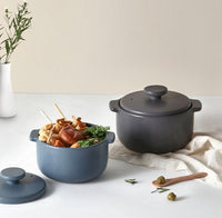 [PN Cookware] Briller Reve Pot (16cm Blue, 18cm Grey)_ 브리에 레브팟(16cm 그레이, 18cm 블루)