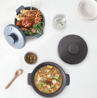 [PN Cookware] Briller Reve Pot (16cm Blue, 18cm Grey)_ 브리에 레브팟(16cm 그레이, 18cm 블루)