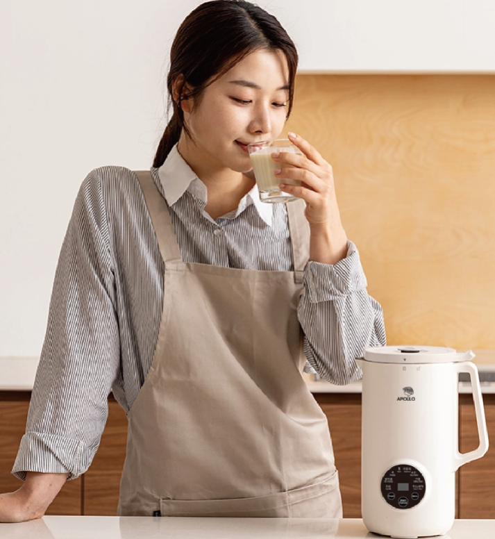 Apollo Soymilk maker(Stainless Container) 아폴로 두유제조기(스테인리스형) APM-S8515K