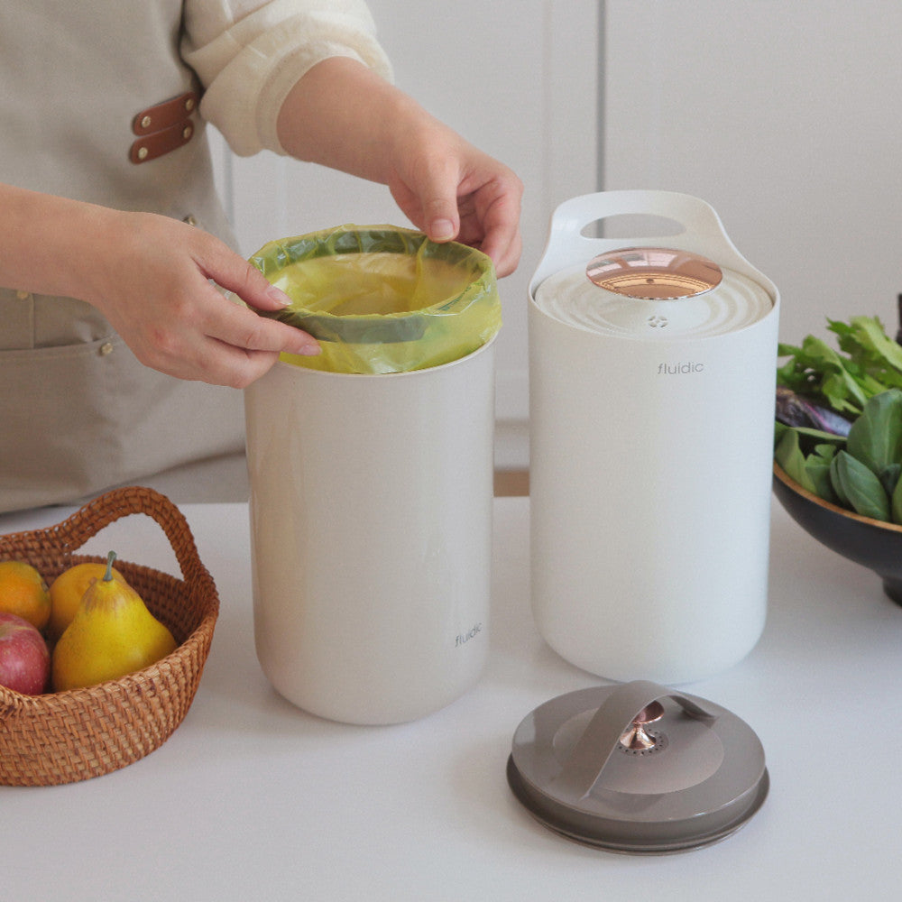 Fludic Vacuum food Waste Bin   플루딕 진공 음식물 쓰레기통 2L