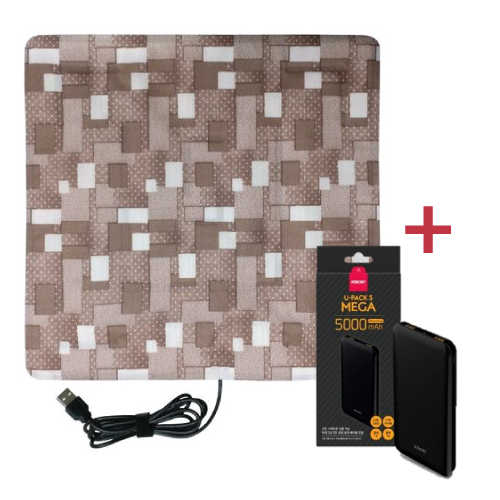 Portable Mini Heating Mat (Connect to USB port)_USB온열매트