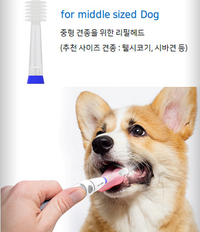 [MEGA TEN] Pet Sonic Toohbrush for Pet