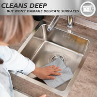 (10Pcs) Dishwashing  Mesh Metal Dishcloths_(10개입)금속 메쉬 재질 수세미