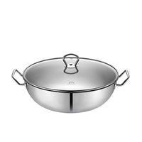 [PN Cookware] Sharten Classic Wok 28cm/32cm+Steamer_ 샤르텐 클래식 웍+찜기 28cm/32cm