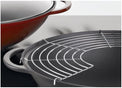 Schulte-Ufer RUSTICA WOK, Black, with storage grid and glass lid - CUCKOO CANADA