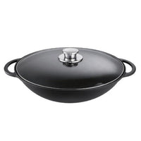 Schulte-Ufer RUSTICA WOK with storage grid and glass lid