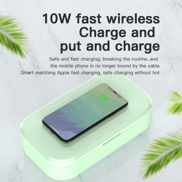 UV Box Sterilization + Wireless Charge Box_자외선 휴대폰 소독+무선충전 박스