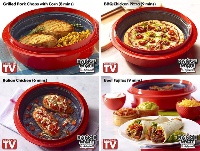 [Rangemate] Microwave Pot Grill Round professional_ 렌지메이트 원적외선 전자렌지 다용도 원형 그릴 PRO