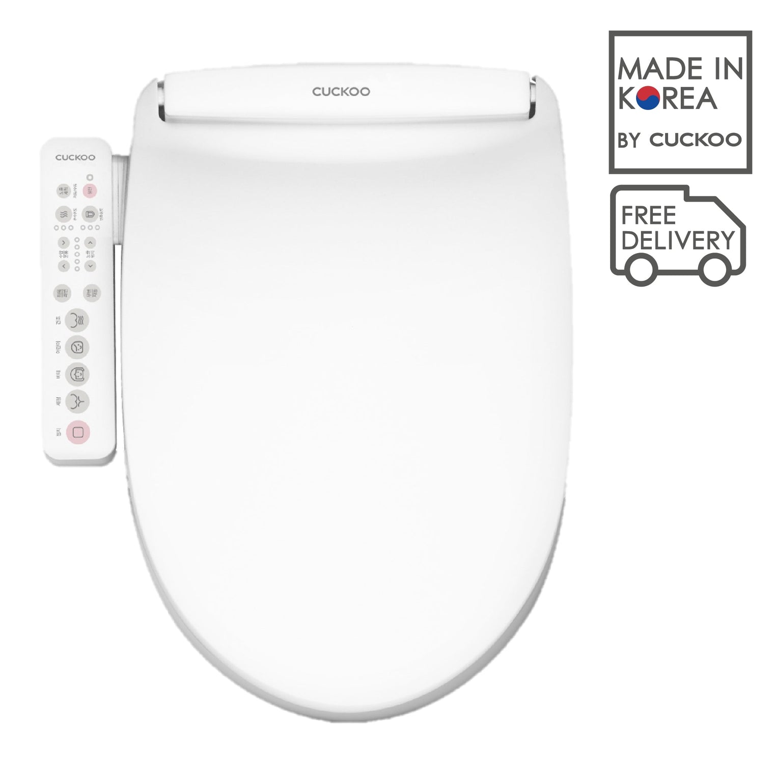 CUCKOO BIDET (Premium Electric Bidet - Elongated Seat)