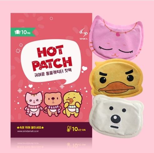 Attachable Heat Pack_부착식 동물 핫팩 (10EA in 1Pack) - CUCKOO CANADA
