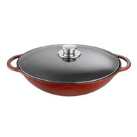 Schulte-Ufer RUSTICA WOK with storage grid and glass lid