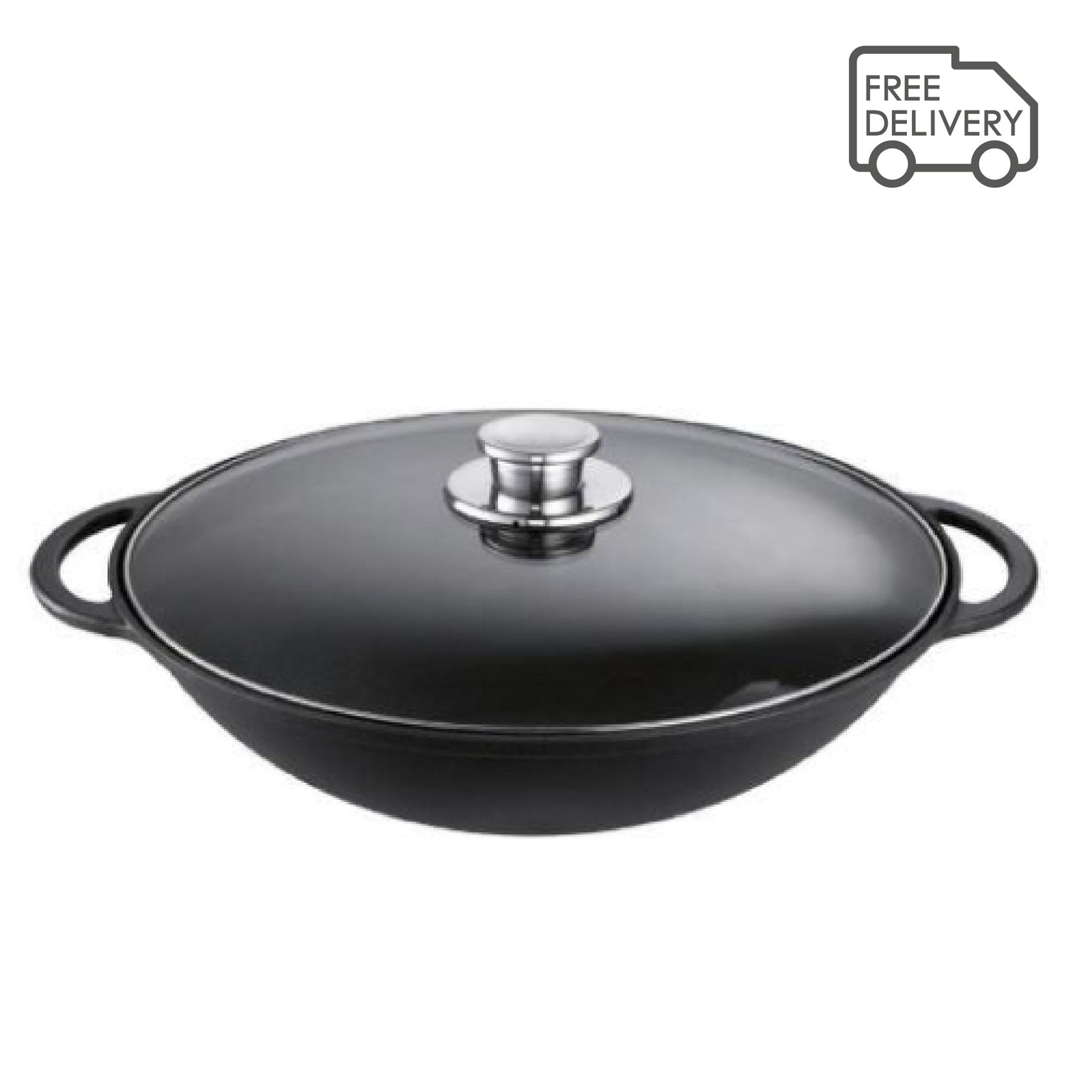 Schulte-Ufer RUSTICA WOK with storage grid and glass lid